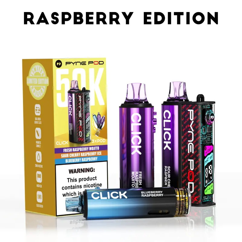 Raspberry Edition Pyne Pod Click 50K Pod Kit